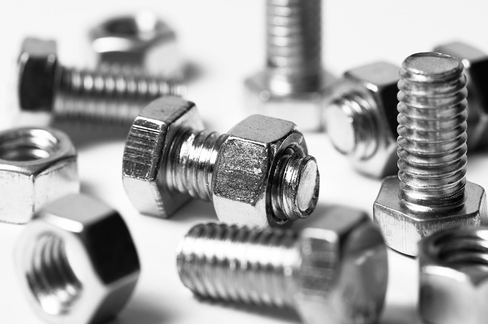 Stainless steel hex bolts and hardware