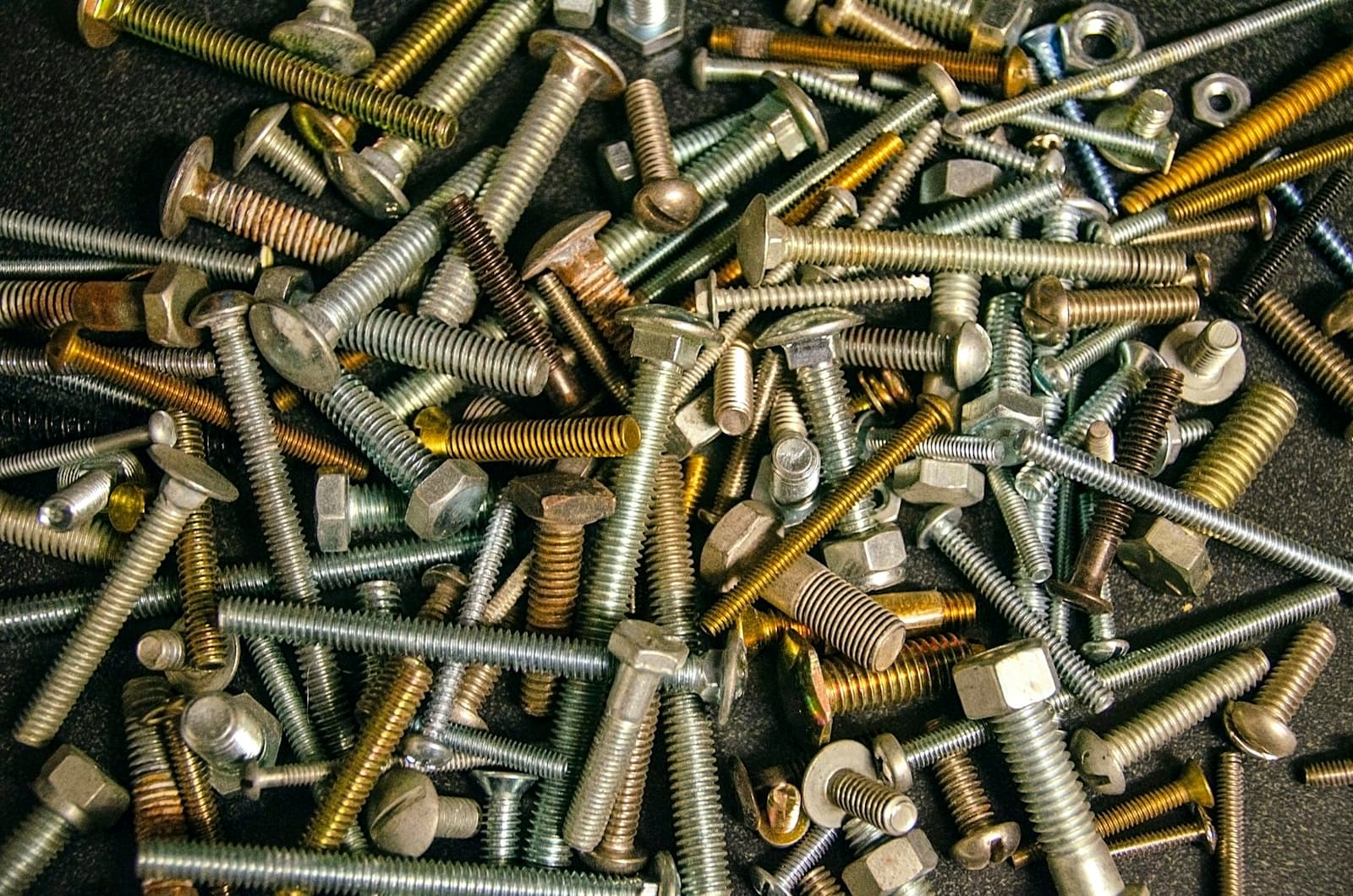 Assorted bolts, screws and nuts from our catalog